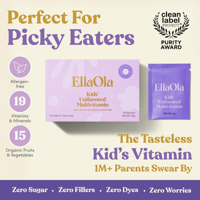 Kiro Kids Multivitamin pack, perfect for picky eaters