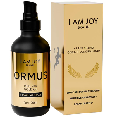Kiro Ormus Gold bottle with box