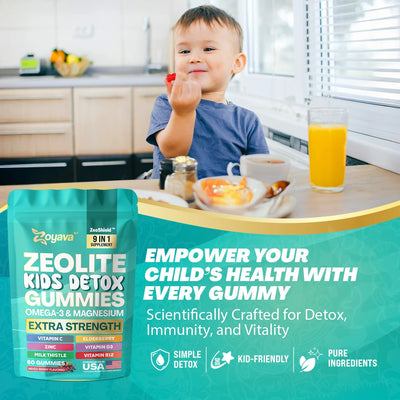 Kiro Kids 9-in-1 Detox Gummies - Mixed Berry