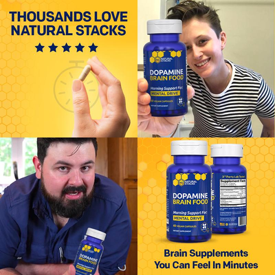 Real people holding Kiro Dopamine, front and back of bottle